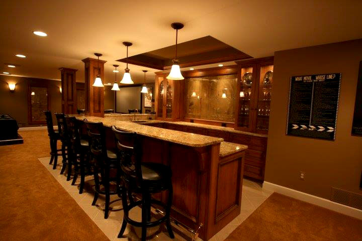 Basement Granite Counter Installation