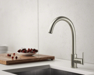 Brushed Nickel Single Handle Faucet