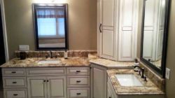 granite-white-light-brown-bathroom-white-cabinets granite-white-light-brown-bathroom-white-cabinets
