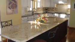 granite-white-light-brown-country-kitchen-white-cabinets granite-white-light-brown-country-kitchen-white-cabinets