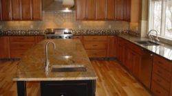 granite-white-light-brown-kitchen-cherry-black-cabinets granite-white-light-brown-kitchen-cherry-black-cabinets