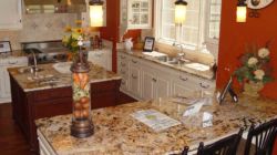 granite-white-light-brown-kitchen-white-cabinets granite-white-light-brown-kitchen-white-cabinets